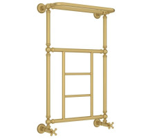 Полотенцесушитель водяной 860х500 золотой матовый Сунержа Ренессанс 1452 032-0282-8650