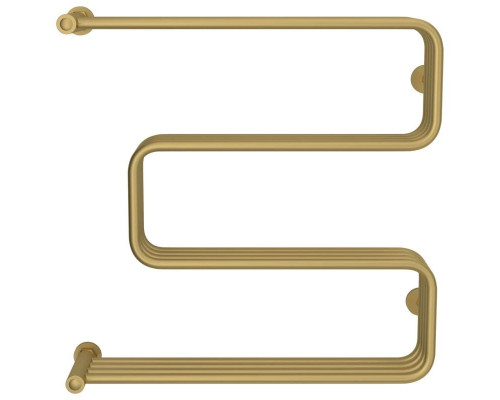 Купить Полотенцесушитель водяной 600х600 золотой матовый Сунержа Фабула М 032-0126-6060 в магазине сантехники Santeh-Crystal.ru