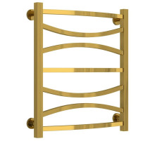 Полотенцесушитель водяной 600х500 золотой Сунержа Ажур 03-0255-6050