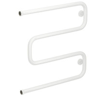 Полотенцесушитель водяной 600х600 белый глянец Сунержа Ш-образный 12-0014-6060