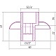 Купить Отражатель с эксцентриком черный матовый Сунержа 31-1508-0000 в магазине сантехники Santeh-Crystal.ru