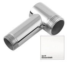 Уголок переходной 1" нар.р. - 3/4" нар.р. белый матовый Сунержа 30-1506-0134