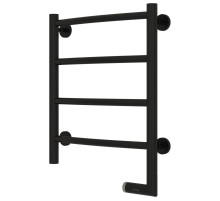 Полотенцесушитель электрический 500х400 черный матовый МЭМ правый Сунержа Галант 2.0 31-5201-5040