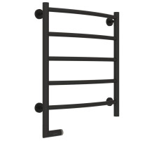 Полотенцесушитель электрический 600х500 темный титан муар МЭМ левый Сунержа Галант 2.0 15-5200-6050