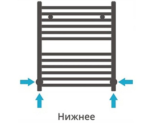 Приобрести Полотенцесушитель водяной 600х500 шампань Сунержа Модус 020-0250-6050 в магазине сантехники Santeh-Crystal.ru