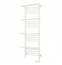 Полотенцесушитель электрический 1200х400 белый матовый МЭМ правый Сунержа Богема с полкой 2.0 30-5209-1240