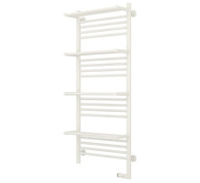 Полотенцесушитель электрический 1200х500 белый глянец МЭМ правый Сунержа Богема с полкой 2.0 12-5209-1250