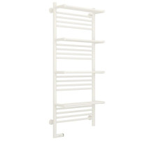 Полотенцесушитель электрический 1200х500 белый матовый МЭМ левый Сунержа Богема с полкой 2.0 30-5208-1250