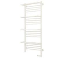 Полотенцесушитель электрический 1200х500 белый матовый МЭМ правый Сунержа Богема с полкой 2.0 30-5209-1250