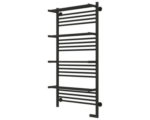 Приобрести Полотенцесушитель электрический 1200х600 темный титан муар МЭМ правый Сунержа Богема с полкой 2.0 15-5209-1260 в магазине сантехники Santeh-Crystal.ru