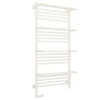 Полотенцесушитель электрический 1200х600 белый матовый МЭМ левый Сунержа Богема с полкой 2.0 30-5208-1260