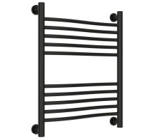 Полотенцесушитель водяной 600х500 черный матовый Сунержа Флюид+ 31-0222-6050