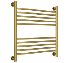 Полотенцесушитель водяной 600х600 состаренная латунь Сунержа Флюид+ 051-0222-6060