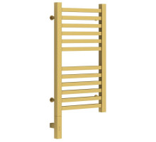 Полотенцесушитель электрический 600х300 золотой матовый МЭМ левый Сунержа Модус 3.0 032-5700-6030