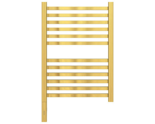 Купить Полотенцесушитель электрический 600х400 золотой МЭМ левый Сунержа Модус 3.0 03-5700-6040 в магазине сантехники Santeh-Crystal.ru