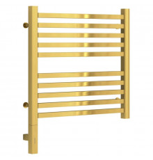 Полотенцесушитель электрический 500х500 золотой МЭМ левый Сунержа Модус 3.0 03-5700-5050