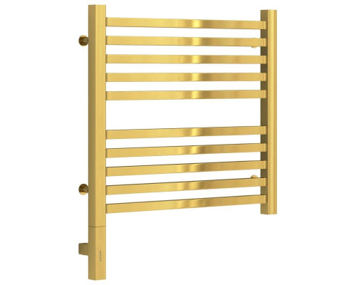Приобрести Полотенцесушитель электрический 500х500 золотой МЭМ левый Сунержа Модус 3.0 03-5700-5050 в магазине сантехники Santeh-Crystal.ru