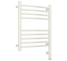 Полотенцесушитель электрический 500х400 белый глянец МЭМ правый, перемычка выгнутая Сунержа Богема 3.0 12-5803-5040