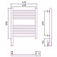 Приобрести Полотенцесушитель электрический 500х400 МЭМ левый, перемычка прямая Сунержа Богема 3.0 00-5804-5040 в магазине сантехники Santeh-Crystal.ru