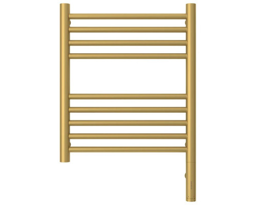 Приобрести Полотенцесушитель электрический 500х400 золотой матовый МЭМ правый, перемычка прямая Сунержа Богема 3.0 032-5805-5040 в магазине сантехники Santeh-Crystal.ru