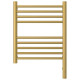 Приобрести Полотенцесушитель электрический 500х400 золотой матовый МЭМ правый, перемычка прямая Сунержа Богема 3.0 032-5805-5040 в магазине сантехники Santeh-Crystal.ru