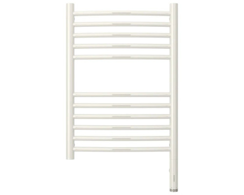 Приобрести Полотенцесушитель электрический 600х400 белый глянец МЭМ правый, перемычка выгнутая Сунержа Богема 3.0 12-5803-6040 в магазине сантехники Santeh-Crystal.ru