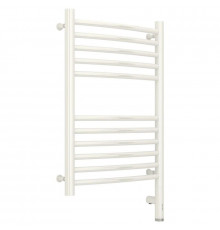 Полотенцесушитель электрический 600х400 белый глянец МЭМ правый, перемычка выгнутая Сунержа Богема 3.0 12-5803-6040