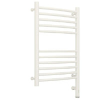 Полотенцесушитель электрический 600х400 белый матовый МЭМ правый, перемычка выгнутая Сунержа Богема 3.0 30-5803-6040