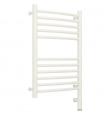 Полотенцесушитель электрический 600х400 белый матовый МЭМ правый, перемычка выгнутая Сунержа Богема 3.0 30-5803-6040