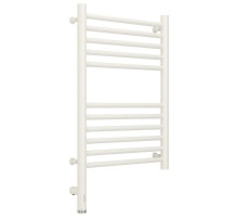 Полотенцесушитель электрический 600х400 белый матовый МЭМ левый, перемычка прямая Сунержа Богема 3.0 30-5804-6040