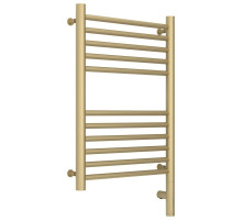 Полотенцесушитель электрический 600х400 шампань матовая МЭМ правый, перемычка прямая Сунержа Богема 3.0 022-5805-6040