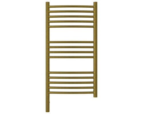 Заказать Полотенцесушитель электрический 800х400 состаренная бронза МЭМ левый, перемычка выгнутая Сунержа Богема 3.0 05-5802-8040 в магазине сантехники Santeh-Crystal.ru