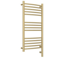 Полотенцесушитель электрический 800х400 шампань матовая МЭМ правый, перемычка выгнутая Сунержа Богема 3.0 022-5803-8040