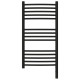 Приобрести Полотенцесушитель электрический 800х400 черный матовый МЭМ правый, перемычка выгнутая Сунержа Богема 3.0 31-5803-8040 в магазине сантехники Santeh-Crystal.ru