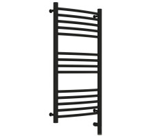 Полотенцесушитель электрический 800х400 черный матовый МЭМ правый, перемычка выгнутая Сунержа Богема 3.0 31-5803-8040