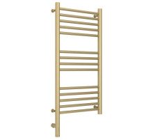 Полотенцесушитель электрический 800х400 шампань матовая МЭМ левый, перемычка прямая Сунержа Богема 3.0 022-5804-8040