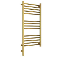 Полотенцесушитель электрический 800х400 золотой МЭМ левый, перемычка прямая Сунержа Богема 3.0 03-5804-8040