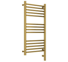 Полотенцесушитель электрический 800х400 золотой МЭМ правый, перемычка прямая Сунержа Богема 3.0 03-5805-8040