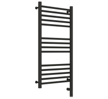 Полотенцесушитель электрический 800х400 темный титан муар МЭМ правый, перемычка прямая Сунержа Богема 3.0 15-5805-8040