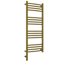 Полотенцесушитель электрический 1000х400 состаренная бронза МЭМ левый, перемычка выгнутая Сунержа Богема 3.0 05-5802-1040