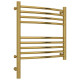 Купить Полотенцесушитель электрический 500х500 золотой МЭМ левый, перемычка выгнутая Сунержа Богема 3.0 03-5802-5050 в магазине сантехники Santeh-Crystal.ru