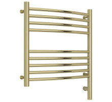 Полотенцесушитель электрический 500х500 шампань МЭМ правый, перемычка выгнутая Сунержа Богема 3.0 020-5803-5050