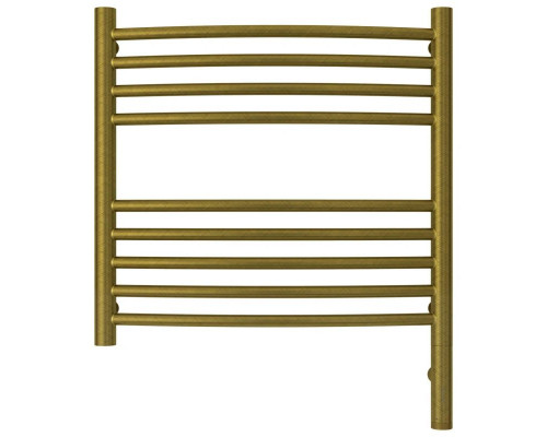 Приобрести Полотенцесушитель электрический 500х500 состаренная бронза МЭМ правый, перемычка выгнутая Сунержа Богема 3.0 05-5803-5050 в магазине сантехники Santeh-Crystal.ru