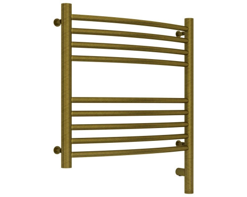 Приобрести Полотенцесушитель электрический 500х500 состаренная бронза МЭМ правый, перемычка выгнутая Сунержа Богема 3.0 05-5803-5050 в магазине сантехники Santeh-Crystal.ru