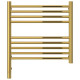 Заказать Полотенцесушитель электрический 500х500 золотой МЭМ левый, перемычка прямая Сунержа Богема 3.0 03-5804-5050 в магазине сантехники Santeh-Crystal.ru