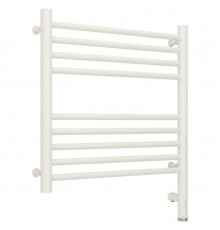 Полотенцесушитель электрический 500х500 белый матовый МЭМ правый, перемычка прямая Сунержа Богема 3.0 30-5805-5050