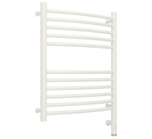 Полотенцесушитель электрический 600х500 белый матовый МЭМ правый, перемычка выгнутая Сунержа Богема 3.0 30-5803-6050