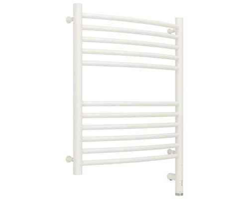 Купить Полотенцесушитель электрический 600х500 белый матовый МЭМ правый, перемычка выгнутая Сунержа Богема 3.0 30-5803-6050 в магазине сантехники Santeh-Crystal.ru