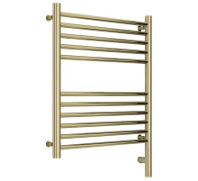 Полотенцесушитель электрический 600х500 шампань МЭМ правый, перемычка прямая Сунержа Богема 3.0 020-5805-6050