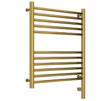 Полотенцесушитель электрический 600х500 золотой МЭМ правый, перемычка прямая Сунержа Богема 3.0 03-5805-6050